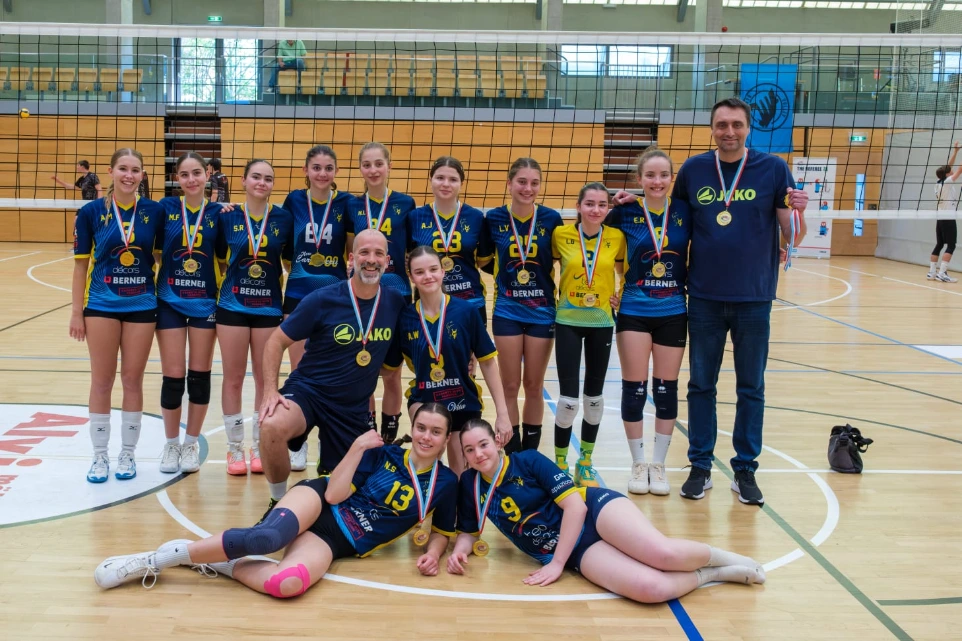 VC Fentange U19W Volleyball Team becomes Luxembourg Champion in 2024/25